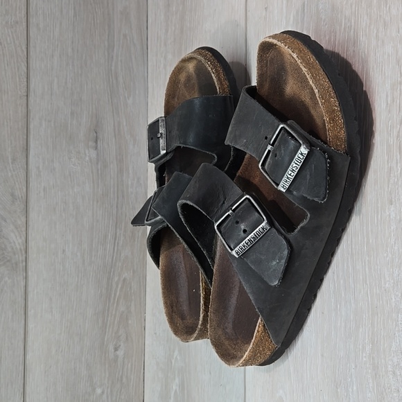 Birkenstock Women Arizona Sandals Flats shoes sz 37/6 Narrow - Picture 1 of 11